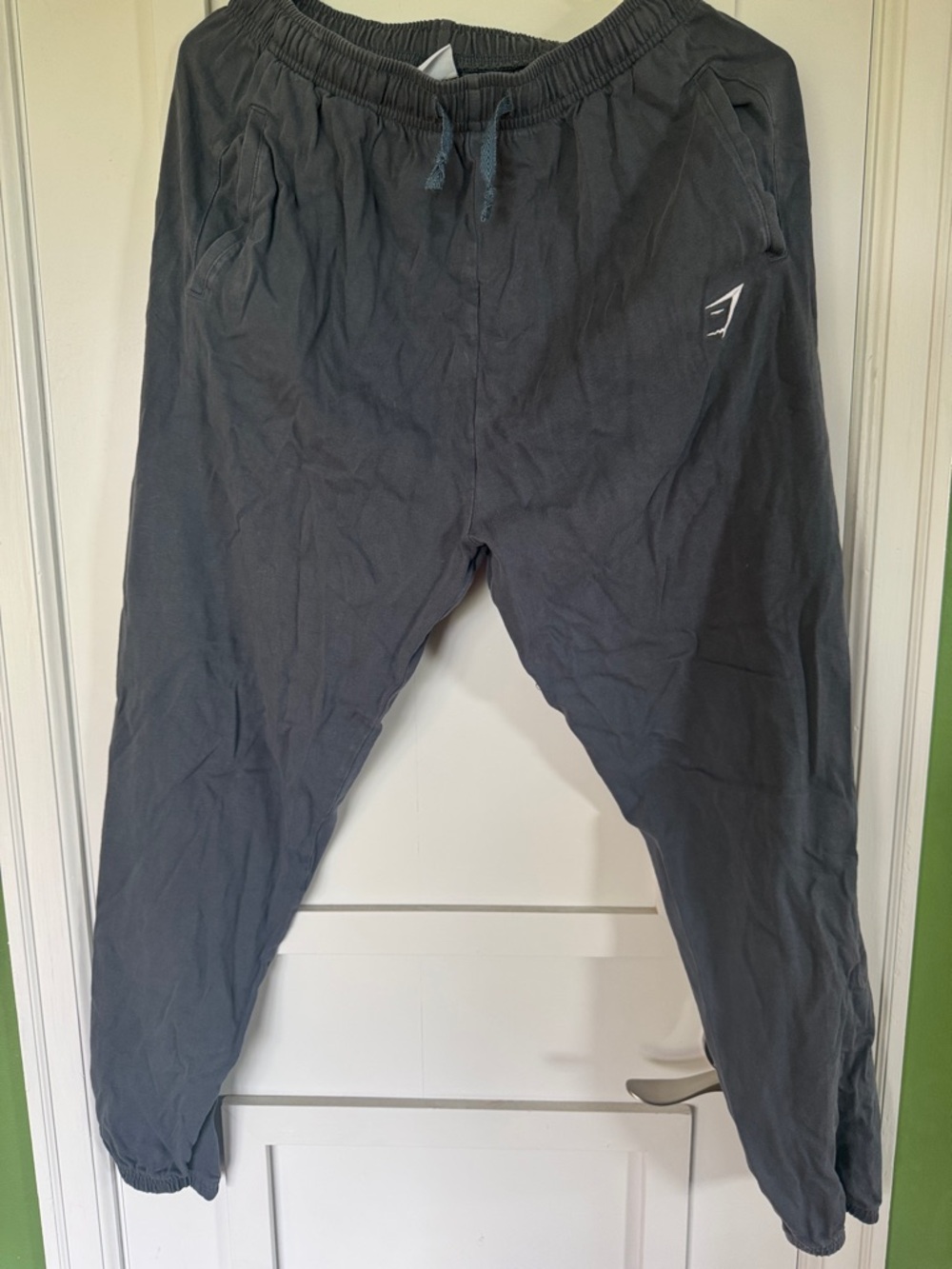 Gymshark Charcoal Black Joggers with Slim Taper